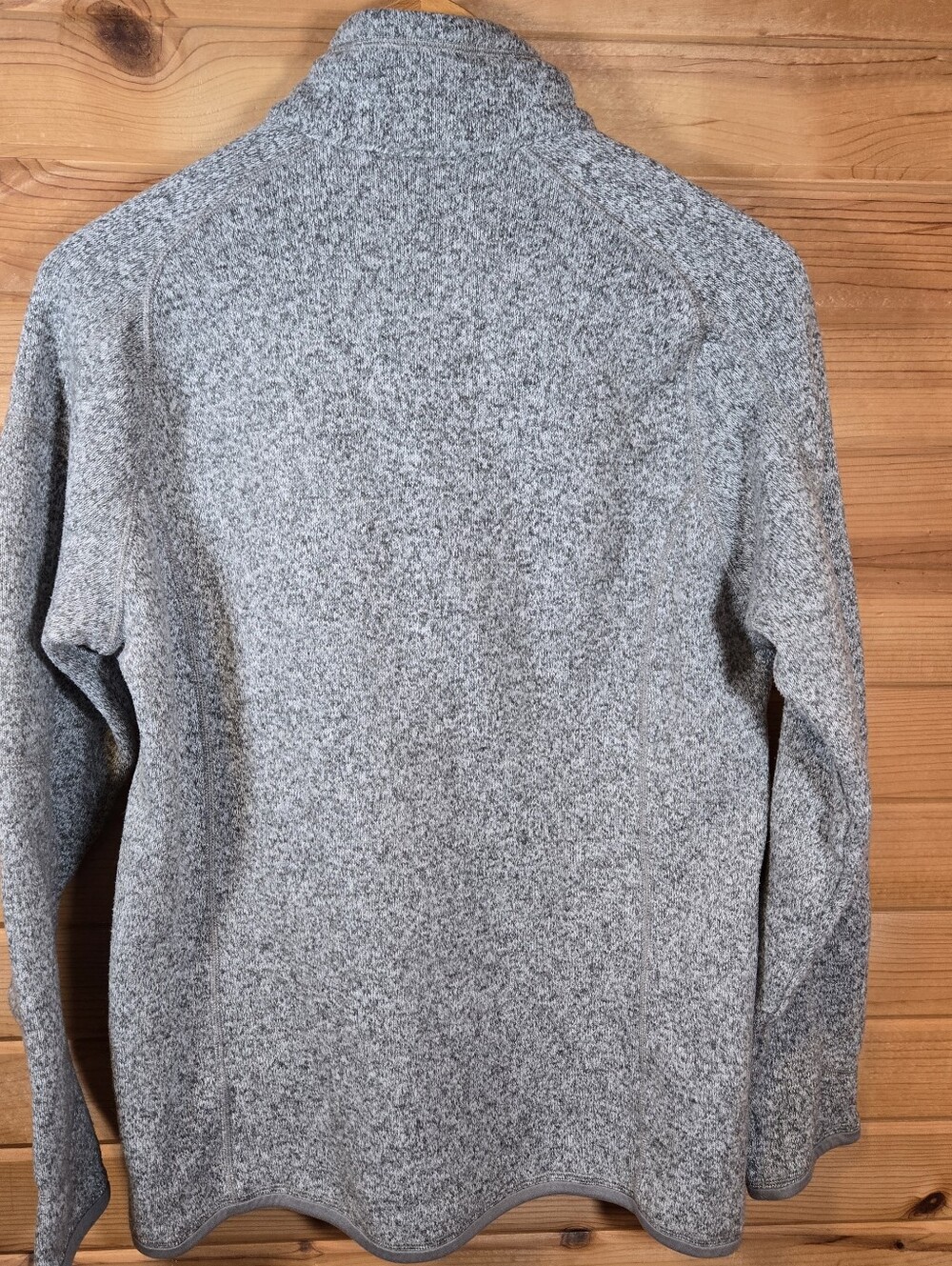 Patagonia Better Sweater 1/4 Zip Pullover Fleece Women's XL Heather Gray Hiking - Picture 4 of 6